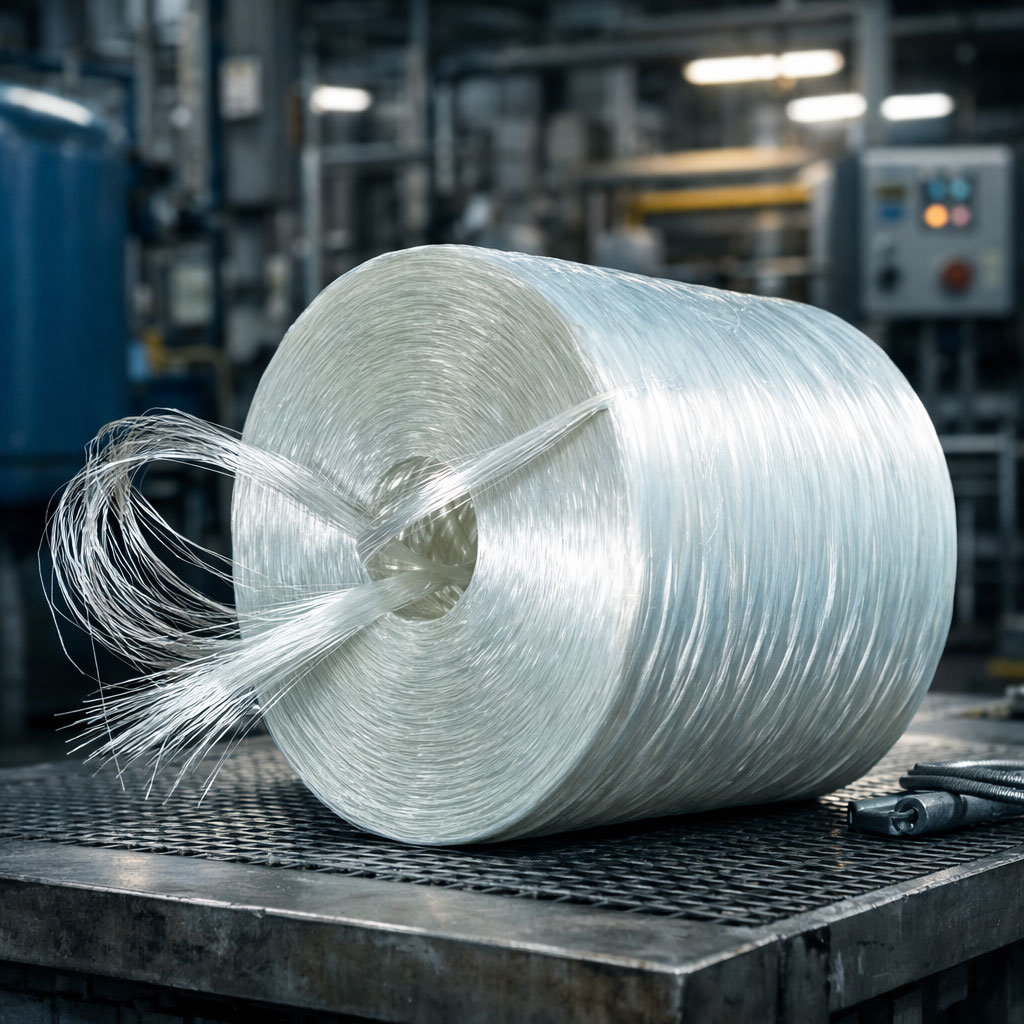 Aplicación de roving 2400 en pieza industrial